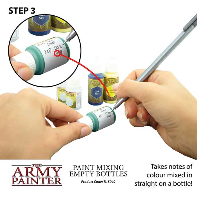 The Army Painter Tools - Paint Mixing Empty Bottles