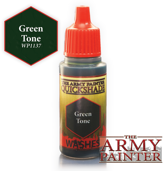 The Army Painter Washes Warpaints Quickshade: Green Tone Wash 18mL Bottle
