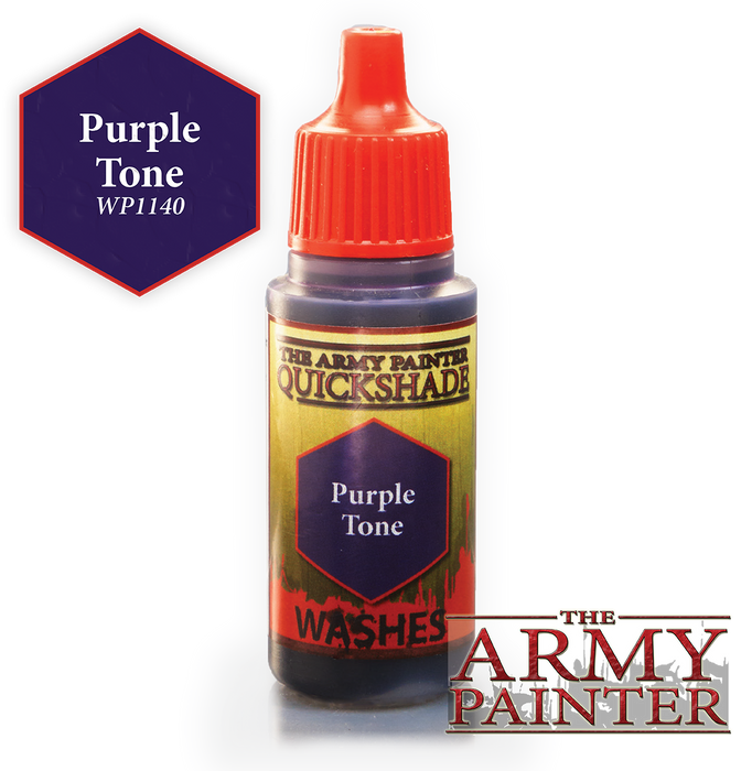 The Army Painter Washes Warpaints Quickshade: Purple Tone Wash 18mL Bottle