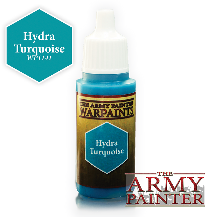 The Army Painter Acrylic Warpaints: Hydra Turquoise 18mL Eyedropper Paint Bottle