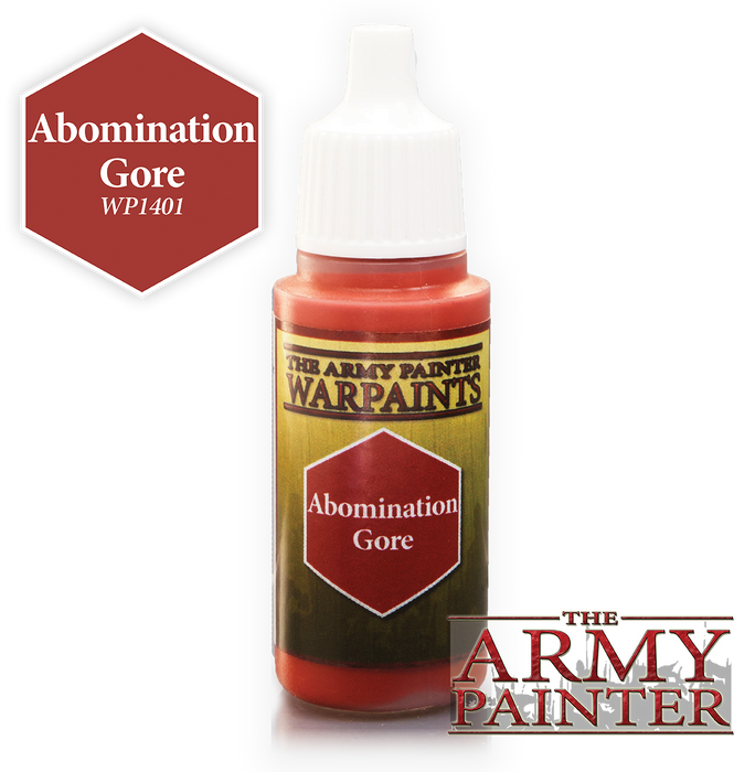 The Army Painter Acrylic Warpaints Abomination Gore 18mL Eyedropper Paint Bottle