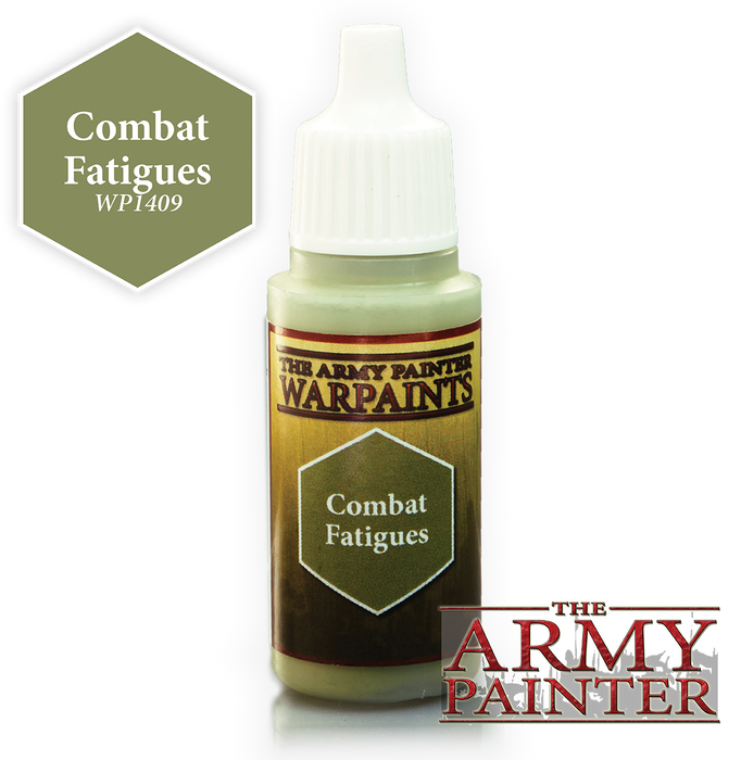 The Army Painter Acrylic Warpaints: Combat Fatigues 18mL Eyedropper Paint Bottle