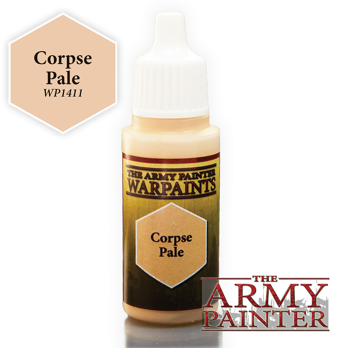 The Army Painter Acrylic Warpaints: Corpse Pale 18mL Eyedropper Paint Bottle