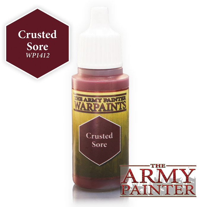 The Army Painter Acrylic Warpaints: Crusted Sore 18mL Eyedropper Paint Bottle