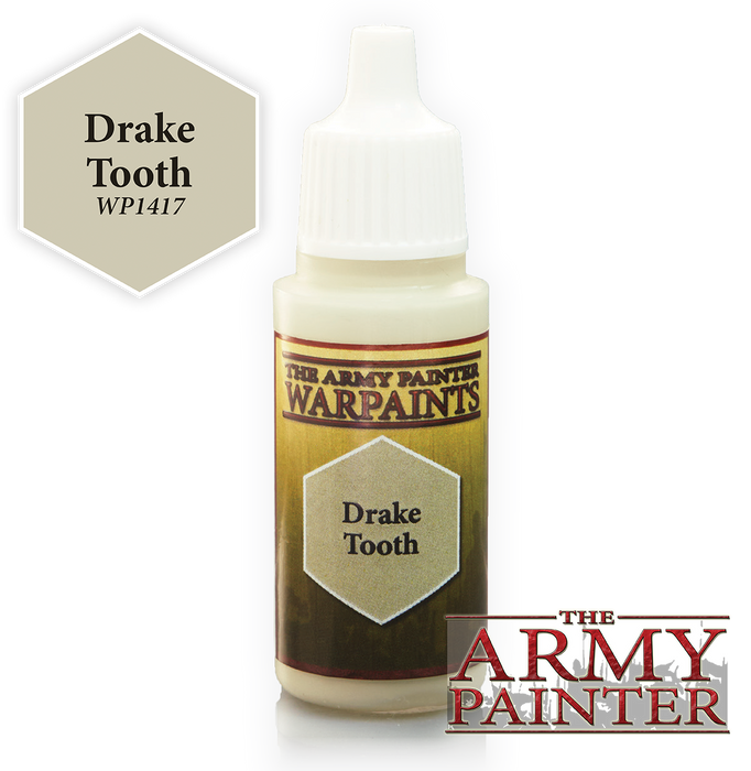 The Army Painter Acrylic Warpaints: Drake Tooth 18mL Eyedropper Paint Bottle