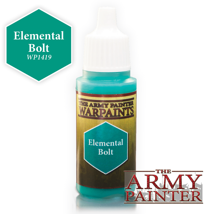 The Army Painter Acrylic Warpaints: Elemental Bolt 18mL Eyedropper Paint Bottle