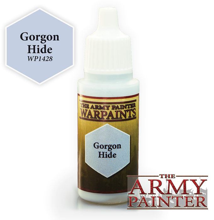 The Army Painter Acrylic Warpaints: Gorgon Hide 18mL Eyedropper Paint Bottle