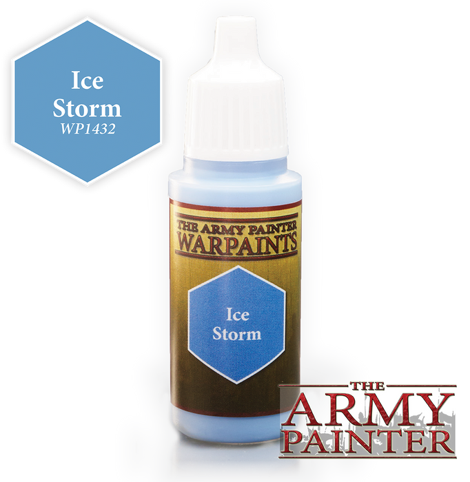 The Army Painter Acrylic Warpaints: Ice Storm 18mL Eyedropper Paint Bottle
