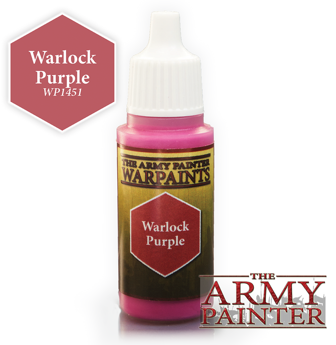 The Army Painter Acrylic Warpaints: Warlock Purple 18mL Eyedropper Paint Bottle