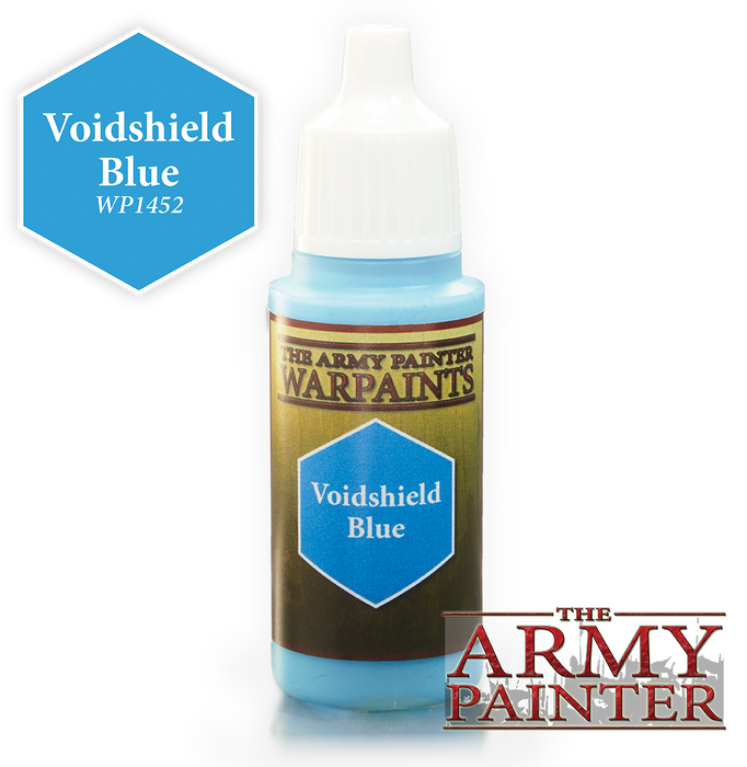 The Army Painter Acrylic Warpaints: Voidshield Blue 18mL Eyedropper Paint Bottle