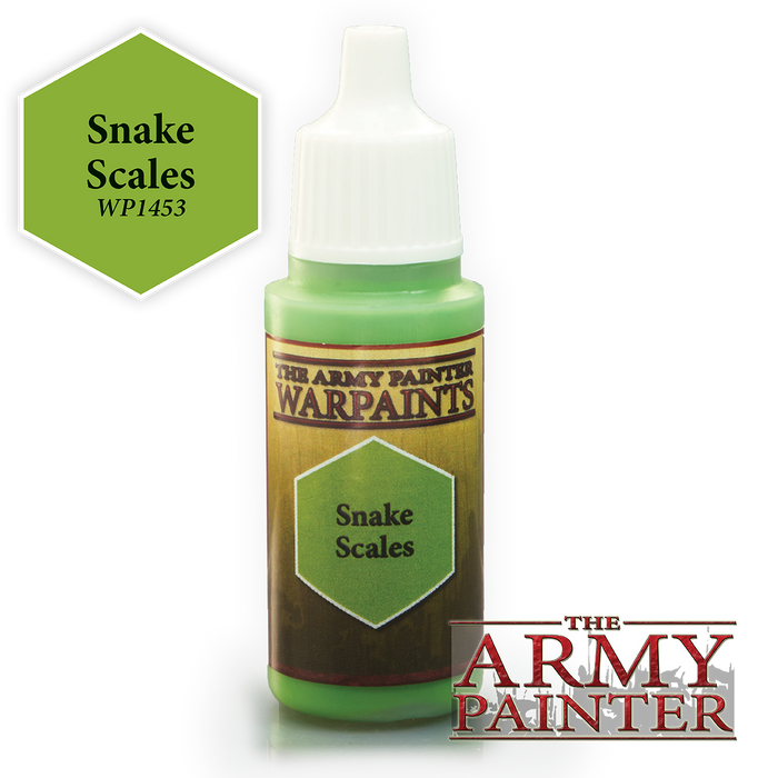 The Army Painter Acrylic Warpaints: Snake Scales 18mL Eyedropper Paint Bottle