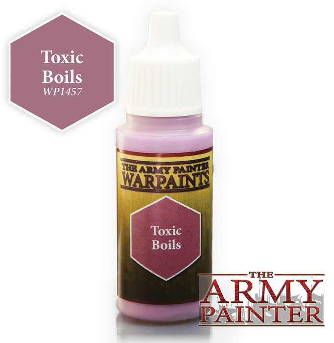 The Army Painter Acrylic Warpaints: Toxic Boils 18mL Eyedropper Paint Bottle