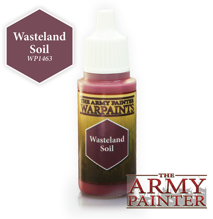 The Army Painter Acrylic Warpaints: Wasteland Soil 18mL Eyedropper Paint Bottle