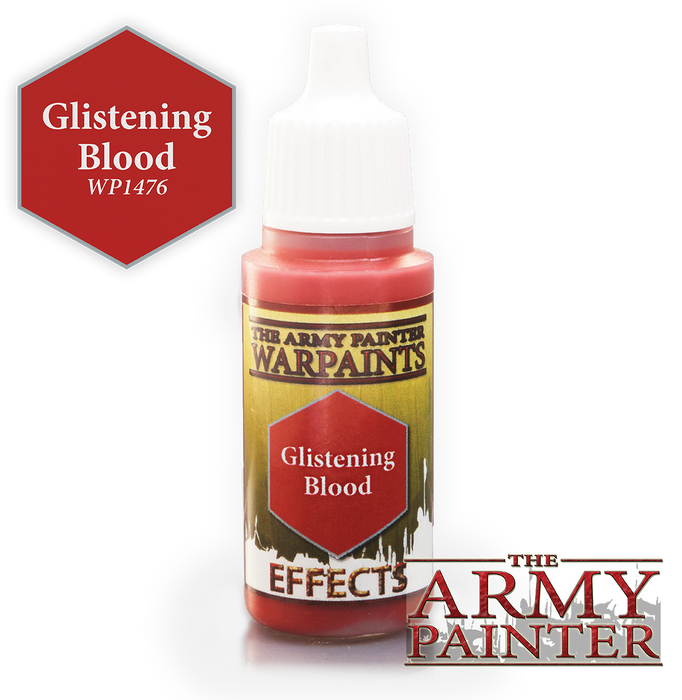 The Army Painter Effect Warpaints: Glistening Blood 18mL Eyedropper Paint Bottle