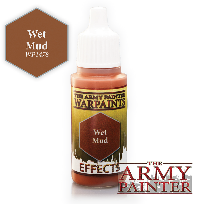 The Army Painter Effect Warpaints: Wet Mud 18mL Eyedropper Paint Bottle