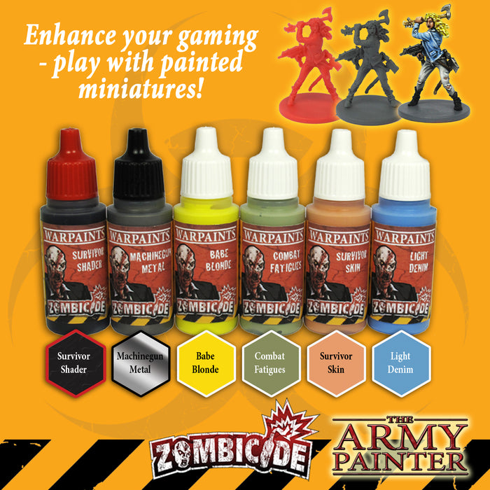The Army Painter Warpaints: Zombicide Survivor Paint Set