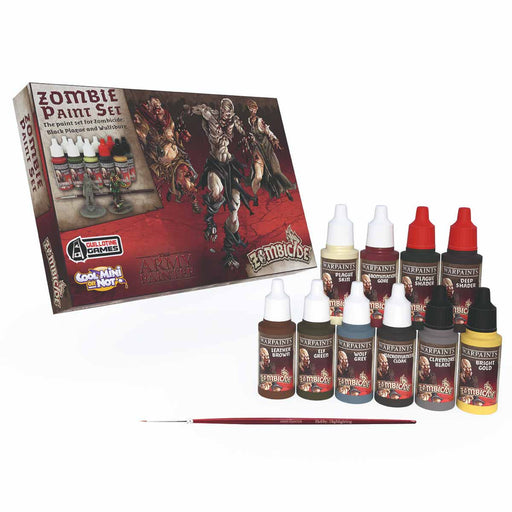 The Army Painter Warpaints: Zombicide Black Plague Paint Set
