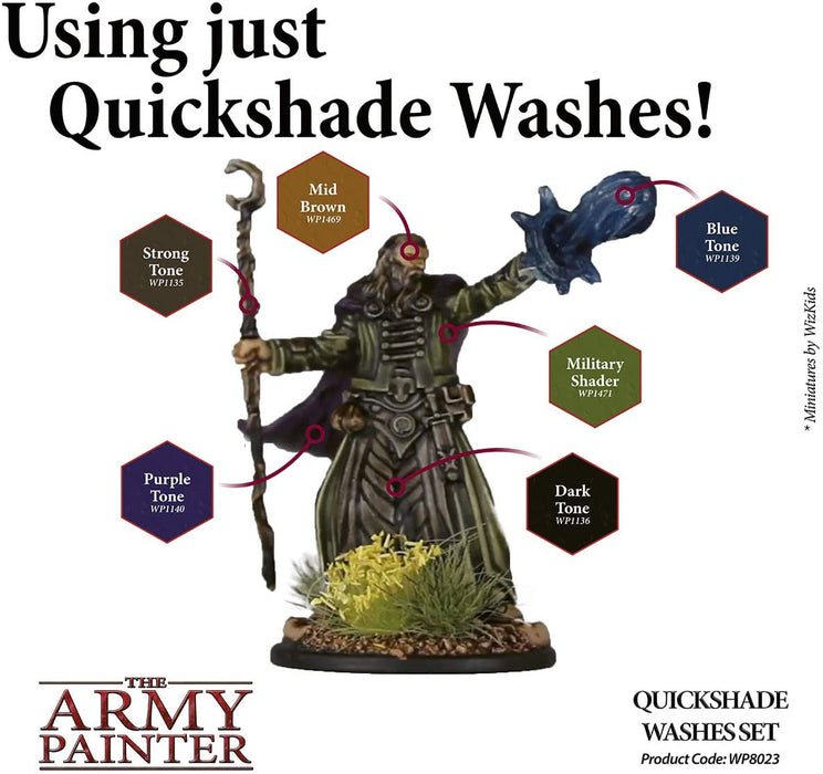 The Army Painter Warpaints: Quickshade Washes Set - 11 Washes
