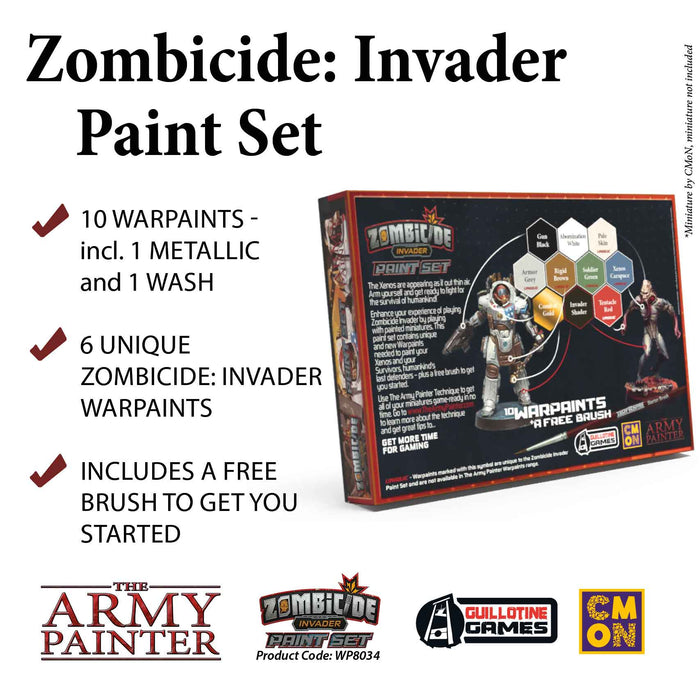 The Army Painter Warpaints - Zombicide - Invader Paint Set