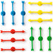 Plastic Board Game Arrow Spinners Pointer, 12-pack - Blue Yellow Green Red