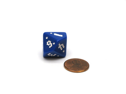 The Dice Lab OptiDice D10 (00-90), 1 Piece - Blue
