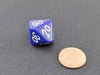 D10 'Decades' 00-90 Skew Dice, 1 Piece - Blue
