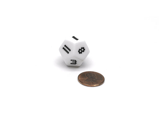 The Dice Lab OptiDice D12, 1 Piece - White