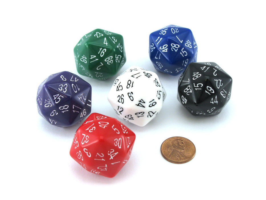D48 Disdyakis Dodecadron The Dice Lab, 1 Piece or Assortment - Choose Your Color