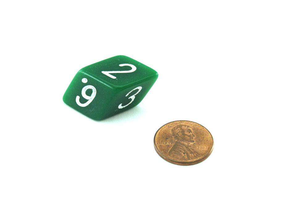 D6 Slant The Dice Lab Die, 1 piece or assortment - Green