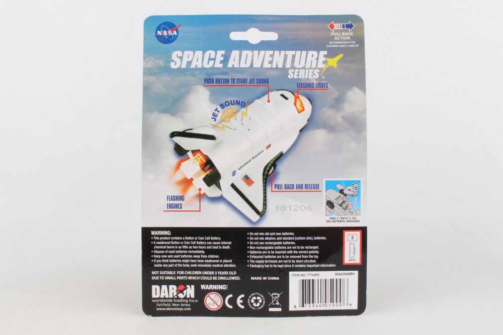 Space Shuttle Pullback Toy Discovery