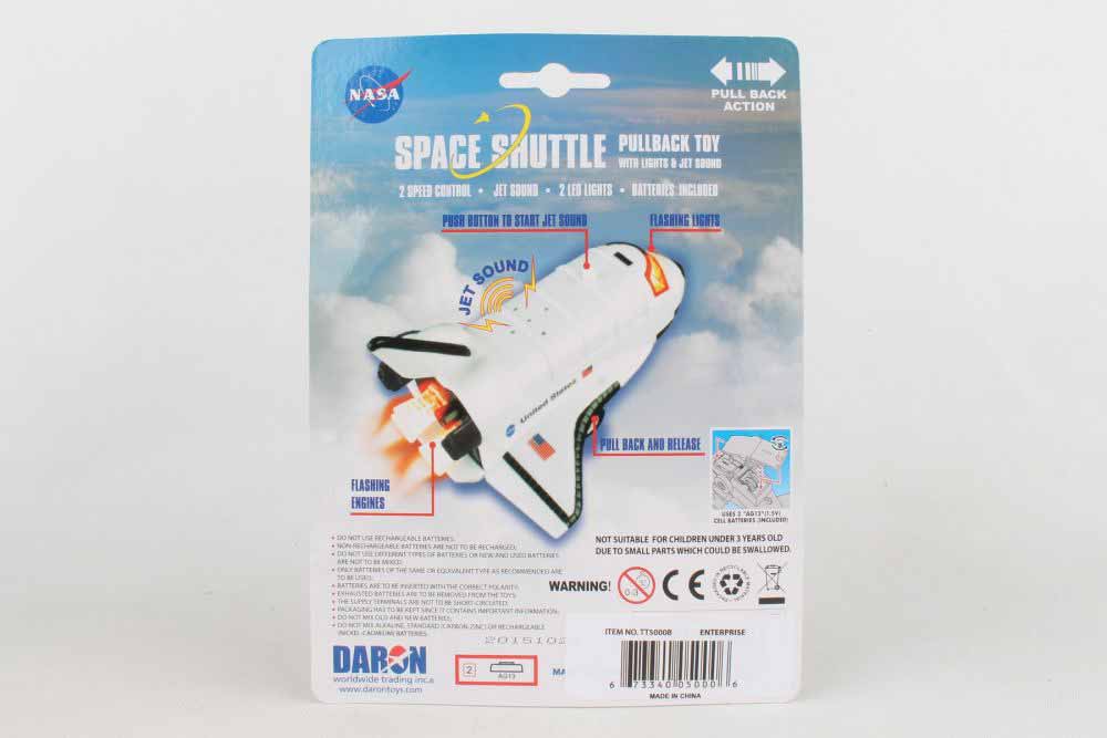 Space Shuttle Pullback Toy Enterprise