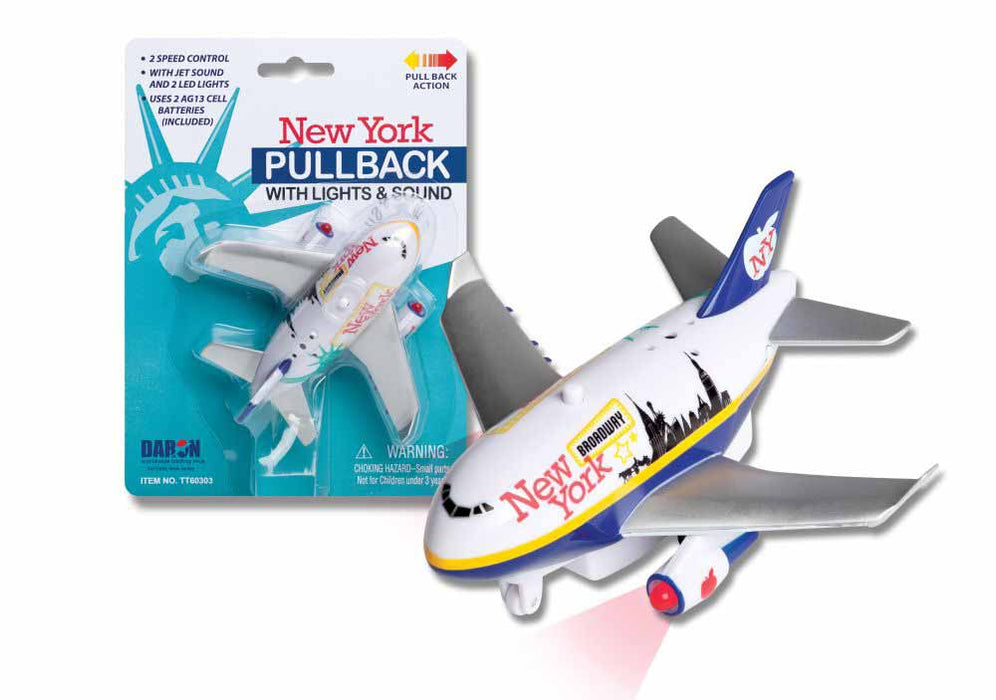 New York Pullback Toy with Light and Sound