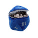 Plush D20 Dice Bag - Blue