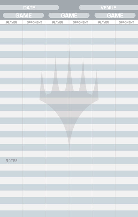 Magic the Gathering: Mana 5 Life Pad 60 Page Notepad - Plains