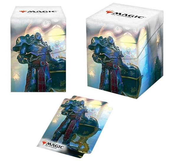 Magic the Gathering Dominaria v1 Pro 100+ Deck Box -Karn Scion of Urza