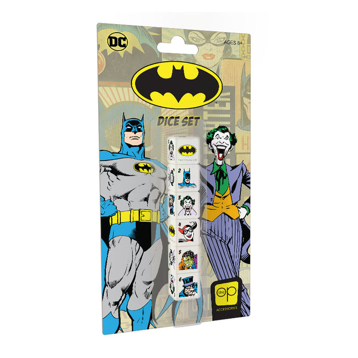 Set of 6 D6 Pop Culture Dice - Batman