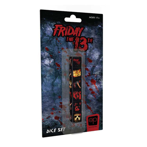 Set of 6 D6 Pop Culture Dice - Friday the 13th