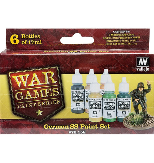 Acrylicos Vallejo Model Color Set German SS Paint Set (6) for RPG D&D Miniatures