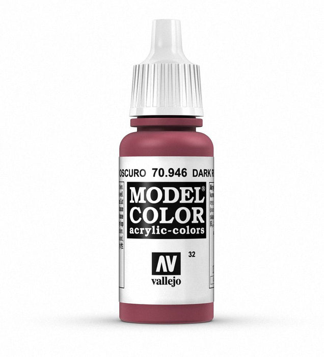 Acrylicos Vallejo Model Color Hobby Paint (17ml) - Dark Red