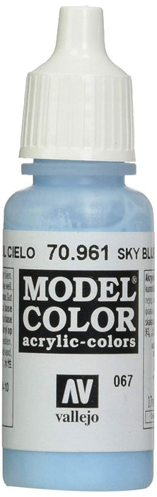 Acrylicos Vallejo Model Color Hobby Paint (17ml) - Sky Blue