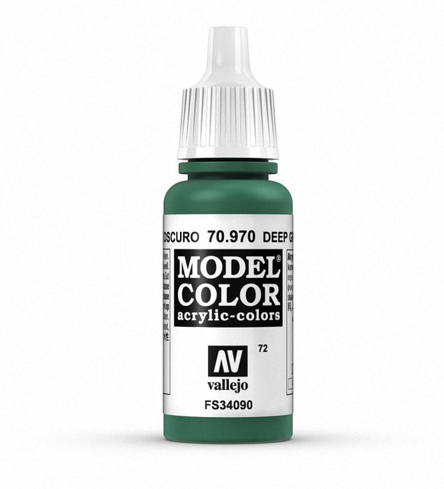 Acrylicos Vallejo Model Color Hobby Paint (17ml) - Deep Green