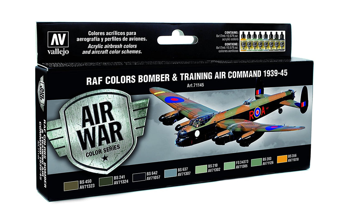 Acrylicos Vallejo Air War: Bomber Air Command & Training Air Command 1939-45 (8)