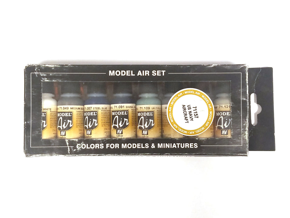Acrylicos Vallejo Model Air: WWII United States Navy USN Aircraft Paint Set (8)