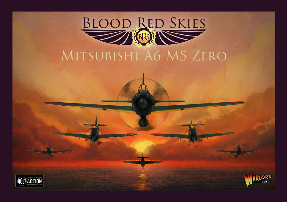 Warlord Games Blood Red Skies - Japanese Mitsubishi A6-M5 Zero (6 Planes)