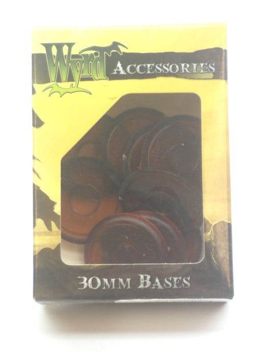 Wyrd Miniatures Malifaux - Root Beer Translucent Bases 30mm (10 Pieces)