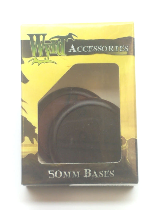 Wyrd Miniatures Malifaux - Root Beer Translucent Bases 50mm (3 Pieces)