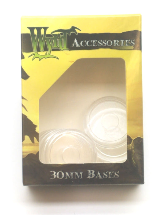 Wyrd Miniatures Malifaux - Clear Translucent Bases 30mm (10 Pieces)