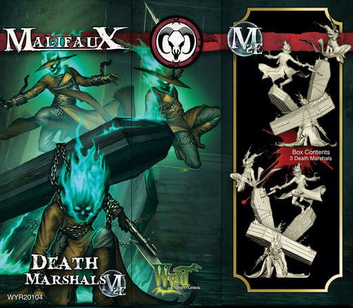 Malifaux Guild Death Marshals (3) Box Set #20104 Unpainted Plastic Miniatures