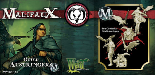 Malifaux Guild Austringers (2 pack) #20111 Unpainted Plastic Miniature Figures