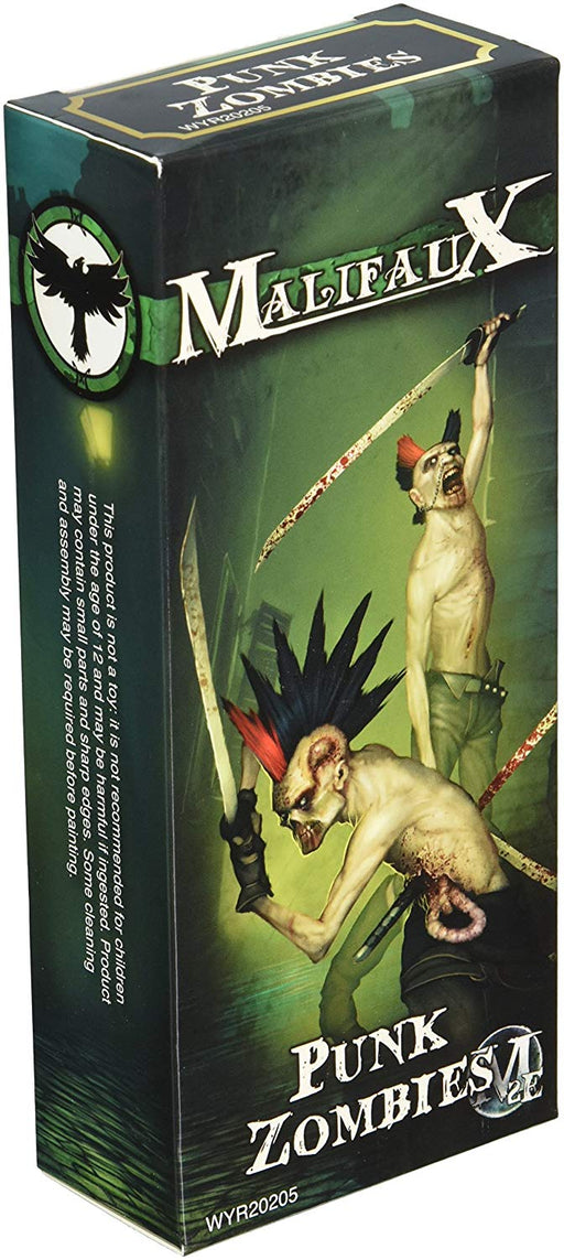 Malifaux Resurrectionists Punk Zombie (3) #20205 Unpainted Plastic Miniatures